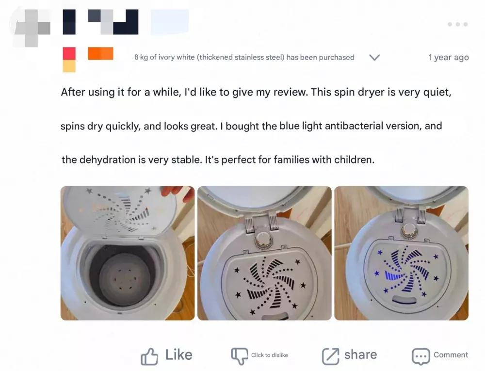 DC Stainless Steel Single-tub Washing Machine